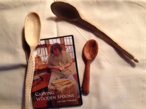 how to carve wood spoons