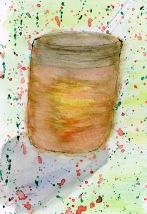 iced tea watercolor